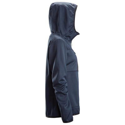 Snickers 8057 AllroundWork Womens Full Zip Hoodie Navy right #colour_navy
