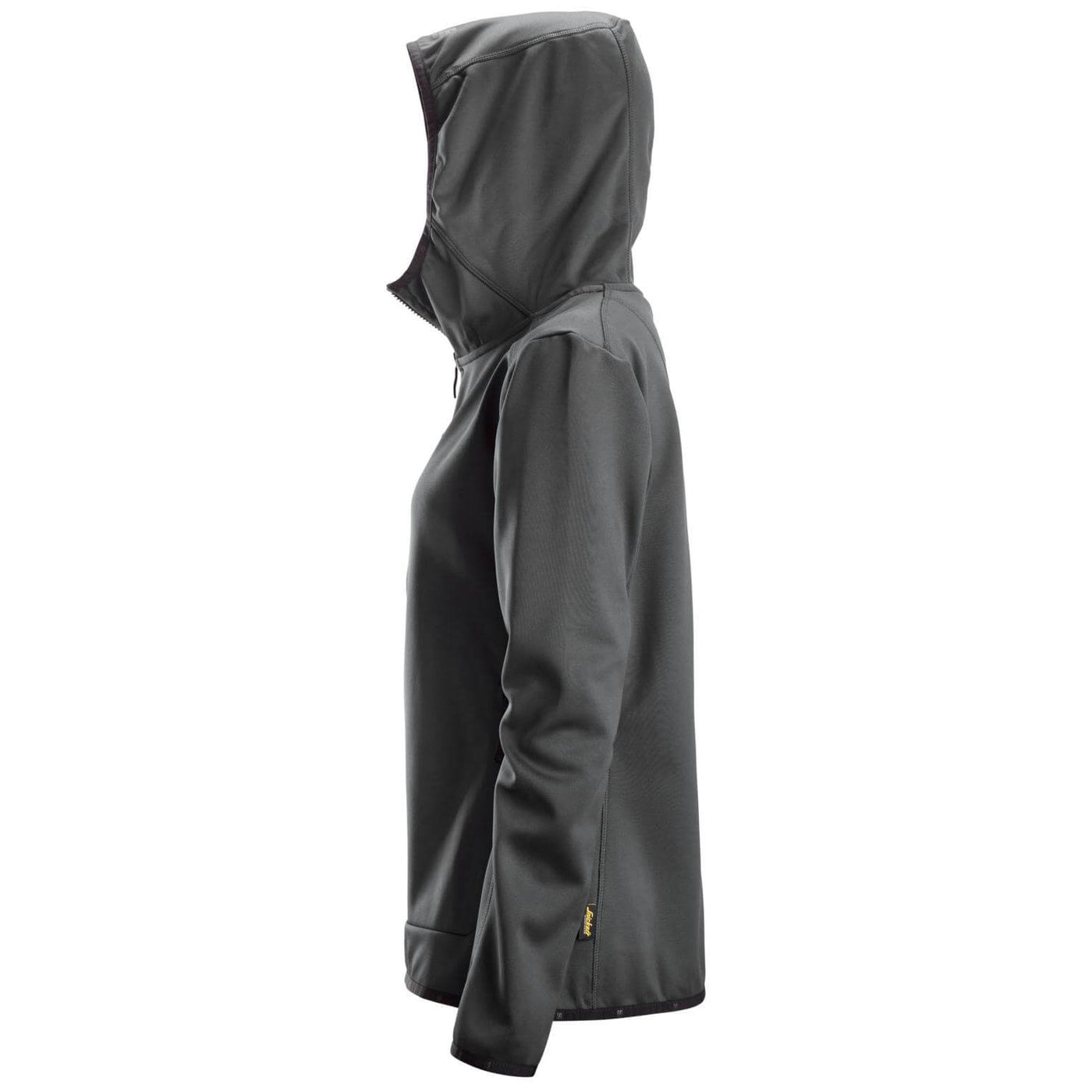Snickers 8057 AllroundWork Womens Full Zip Hoodie Steel Grey left #colour_steel-grey