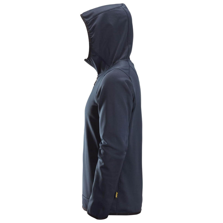 Snickers 8058 AllroundWork Full Zip Fleece Hoodie Navy left #colour_navy