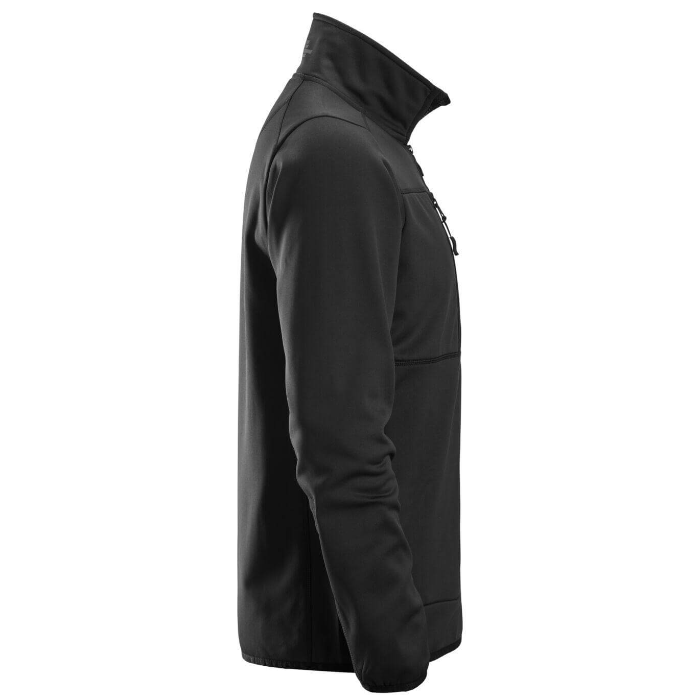 Snickers 8059 AllroundWork Full Zip Fleece Jacket Black right #colour_black