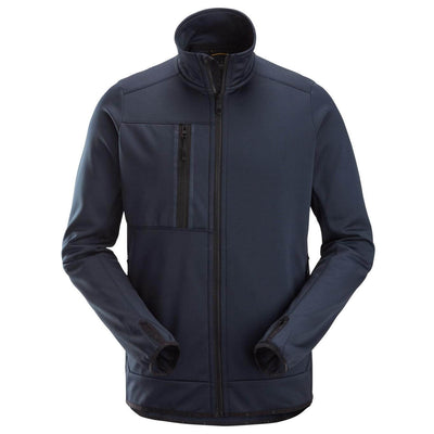 Snickers 8059 AllroundWork Full Zip Fleece Jacket Navy Main #colour_navy