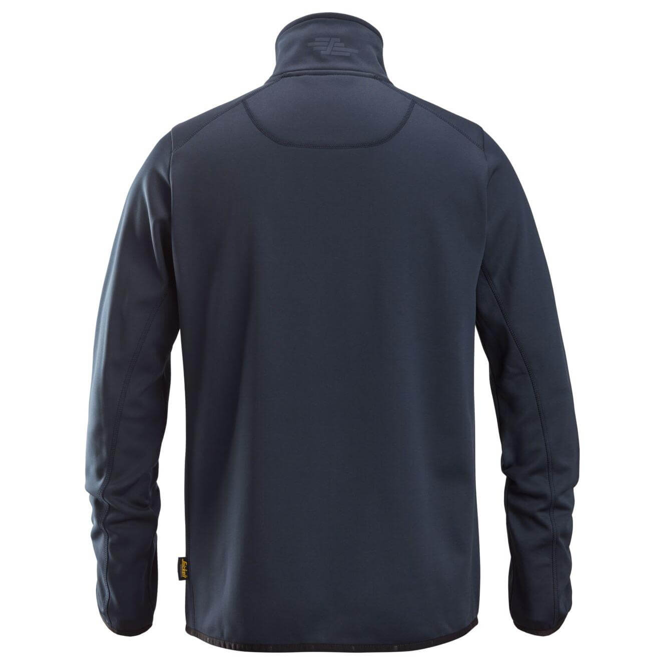 Snickers 8059 AllroundWork Full Zip Fleece Jacket Navy back #colour_navy