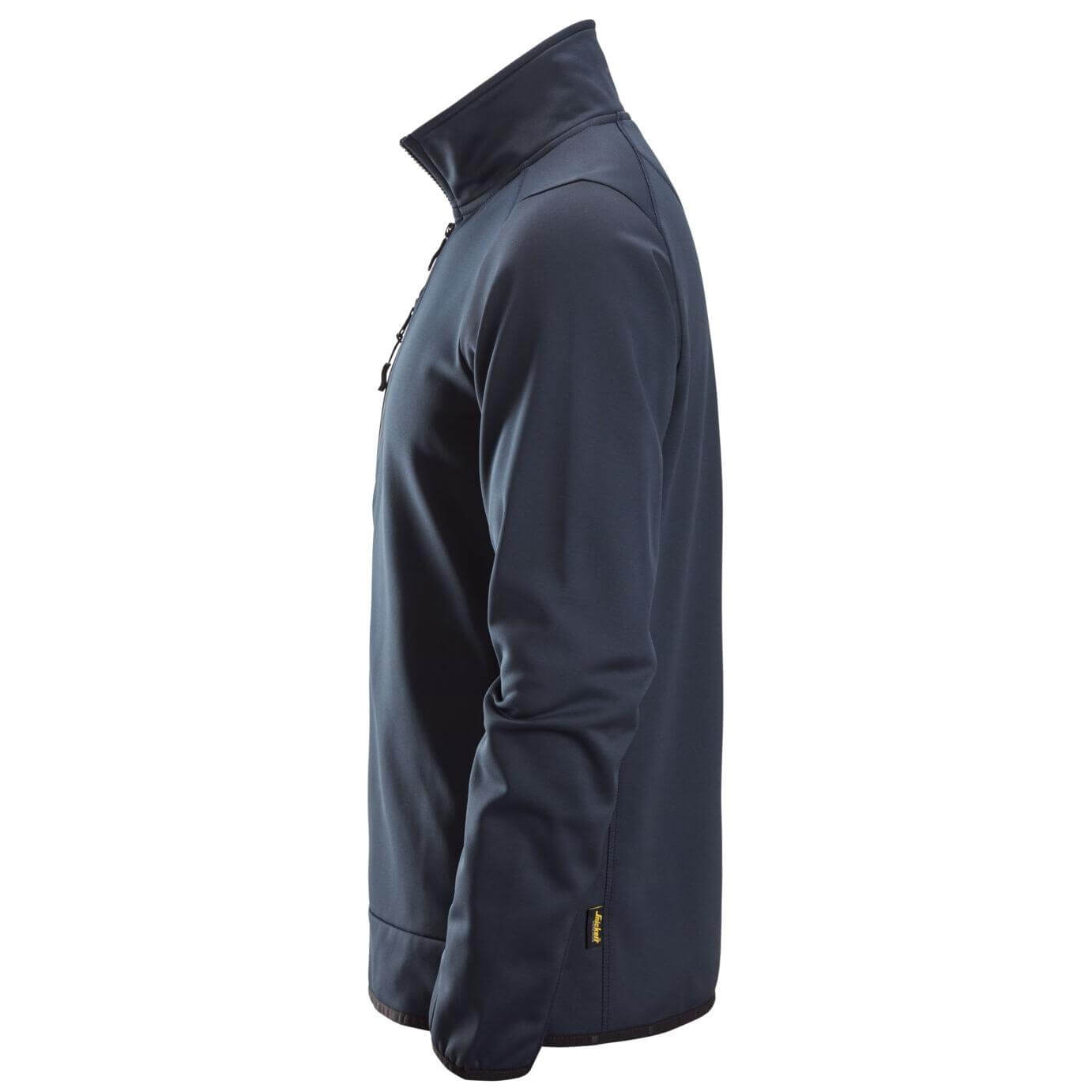 Snickers 8059 AllroundWork Full Zip Fleece Jacket Navy left #colour_navy