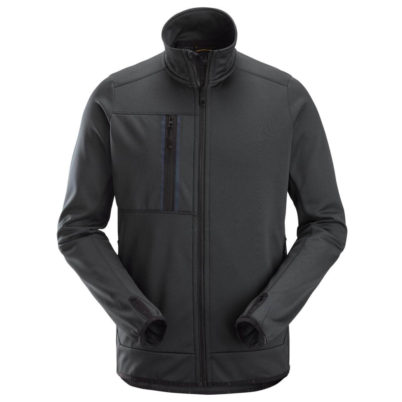 Snickers 8059 AllroundWork Full Zip Fleece Jacket Steel Grey Main #colour_steel-grey