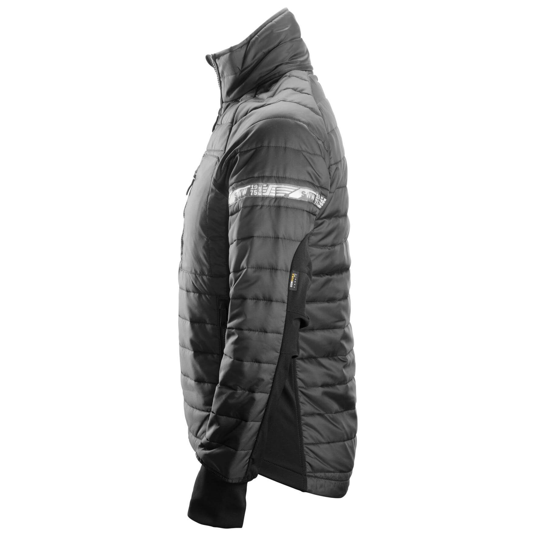 Snickers 8101 AllroundWork 37.5 Moisture Wicking Insulator Jacket Black Black left #colour_black-black