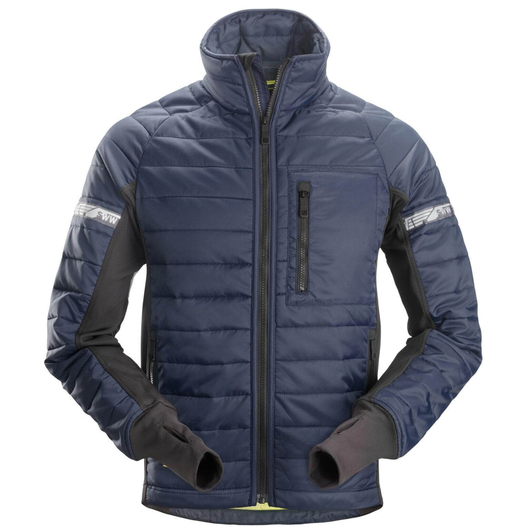 Snickers 8101 AllroundWork 37.5 Moisture Wicking Insulator Jacket Navy Black Main #colour_navy-black