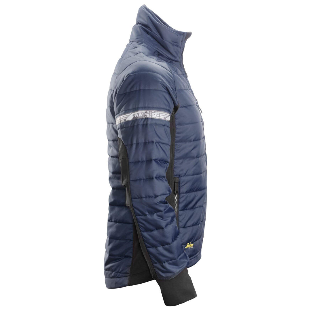 Snickers 8101 AllroundWork 37.5 Moisture Wicking Insulator Jacket Navy Black right #colour_navy-black