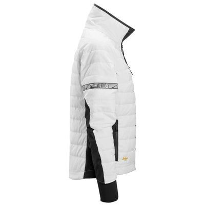 Snickers 8107 AllroundWork Womens 37.5 Moisture Wicking Insulator Jacket White Black right #colour_white-black