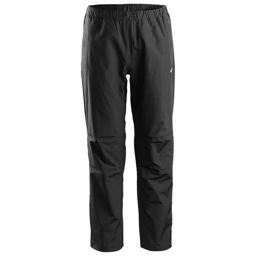 Snickers 8378 Waterproof Jacket and Trousers Rain Set Black Main #colour_black