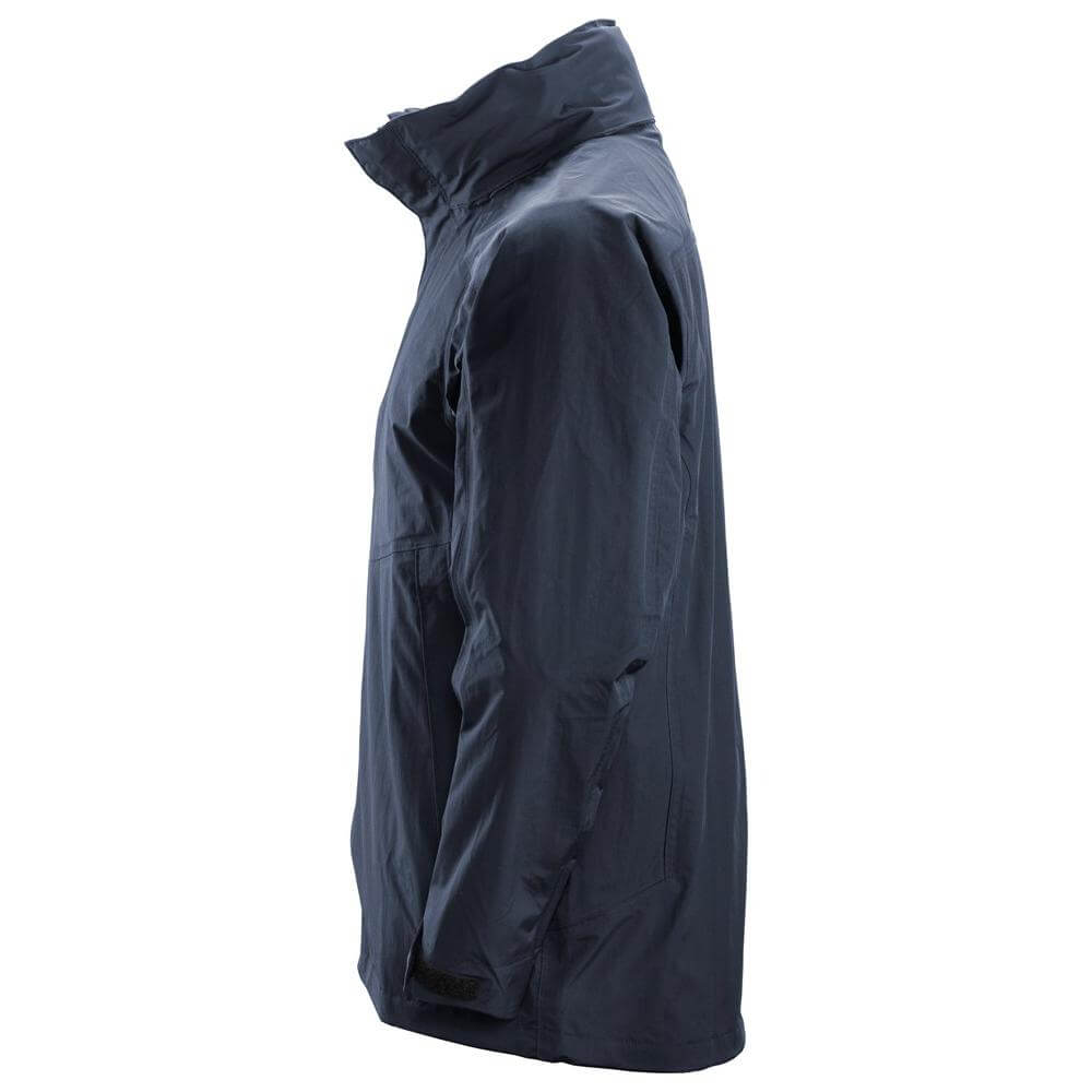 Snickers 8378 Waterproof Jacket and Trousers Rain Set Navy left #colour_navy