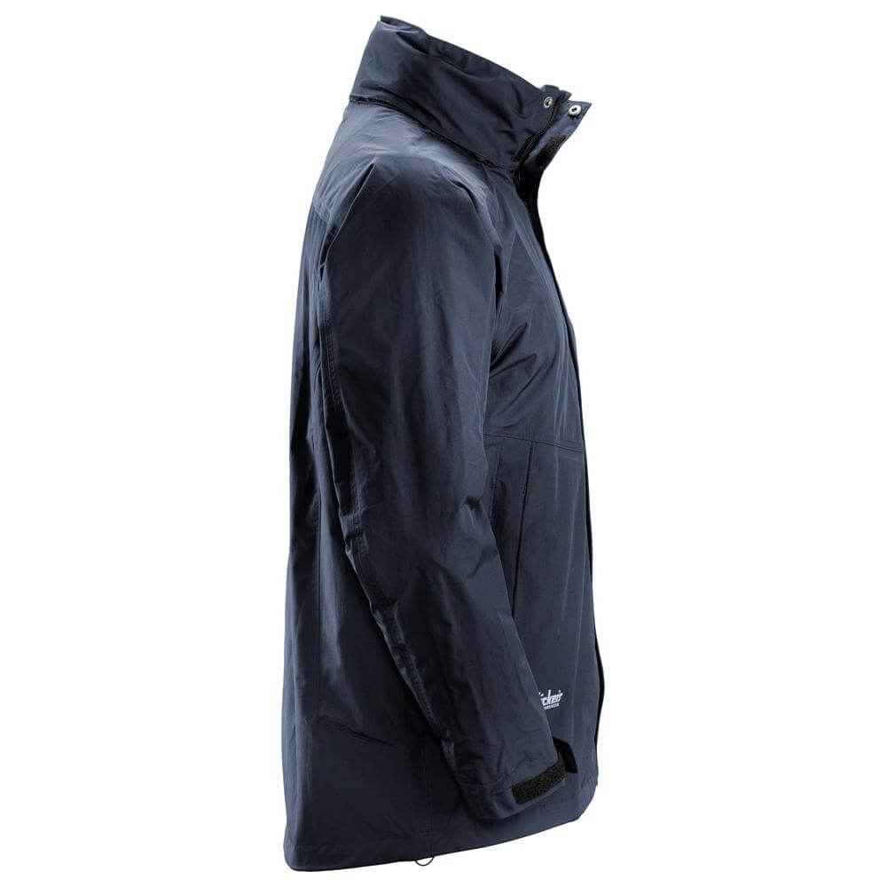 Snickers 8378 Waterproof Jacket and Trousers Rain Set Navy right #colour_navy