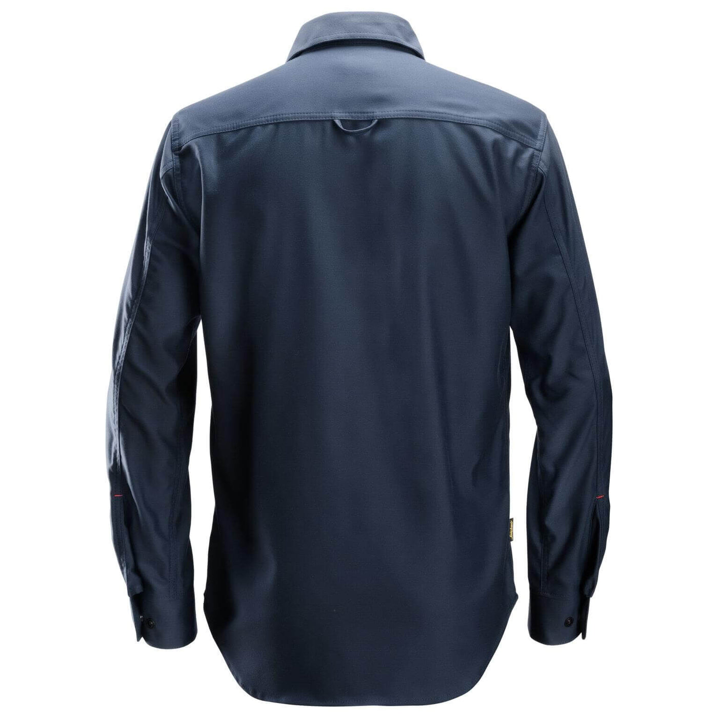 Snickers 8561 ProtecWork Flame reatardant Long Sleeve Shirt Navy Back #colour_navy