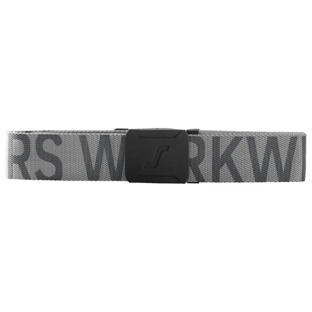 Snickers 9004 Durable Logo Belt Grey Steel Grey Main #colour_grey-steel-grey