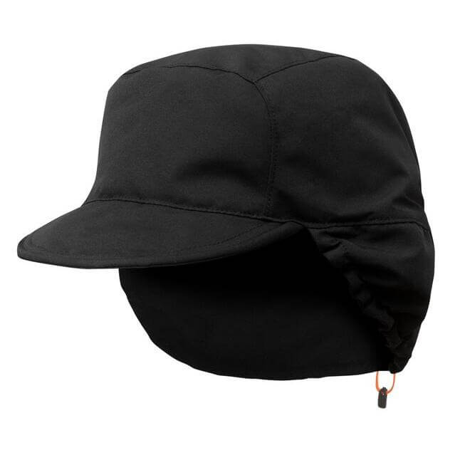 Snickers 9008 AllroundWork Fllece lined Shell Cap Black Main #colour_black