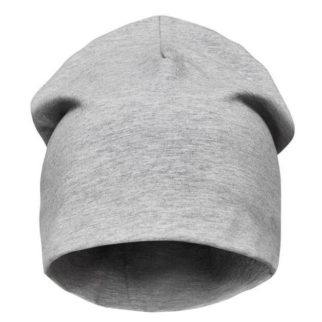 Snickers 9014 AllroundWork Cotton Beanie Grey Melange Main #colour_grey-melange