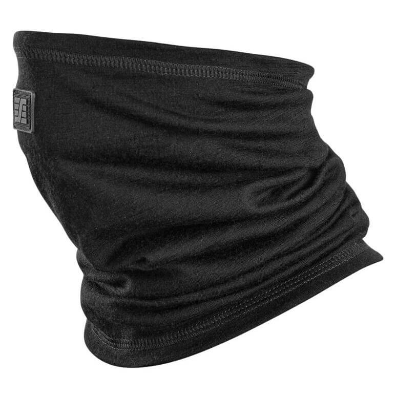 Snickers 9022 Merino Wool Neckwarmer and Headwear Black Black Main #colour_black-black