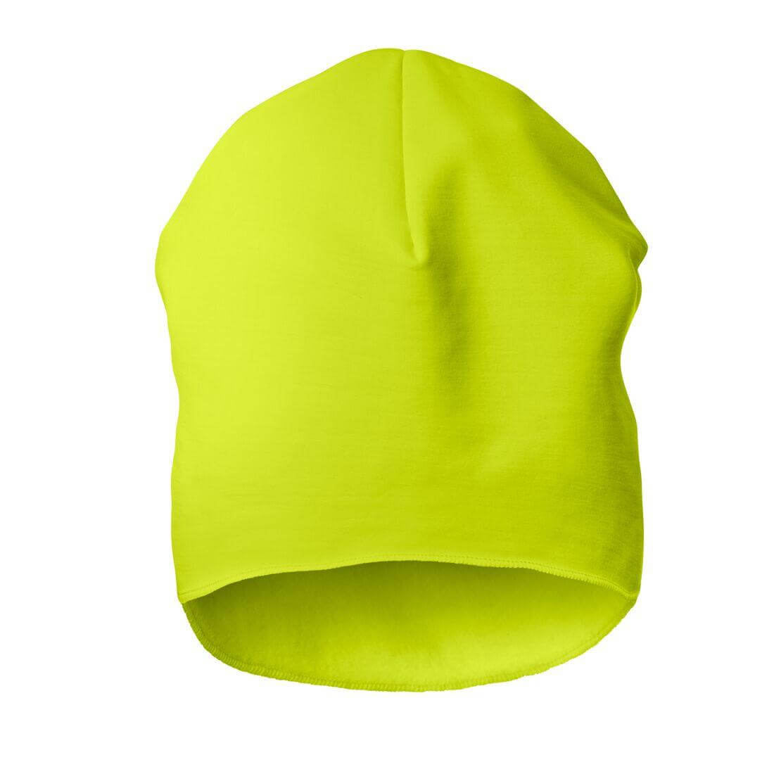 Snickers 9024 FlexiWork Stretch Fleece Beanie Neon Yellow Main #colour_neon-yellow
