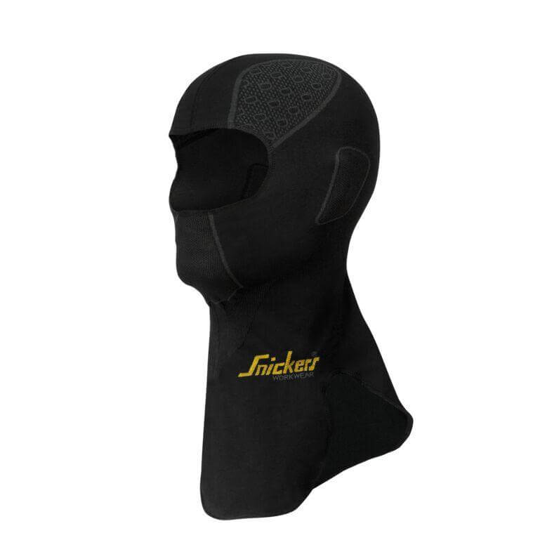 Snickers 9052 FlexiWork Seamless Balaclava Black Grey Main #colour_black-grey