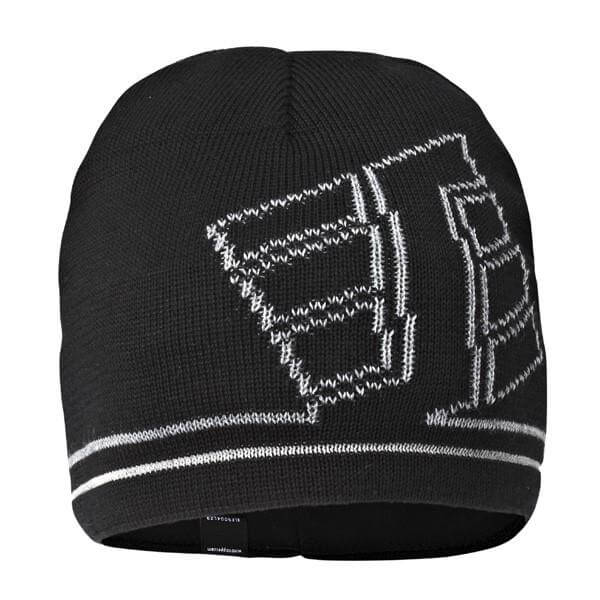 Snickers 9093 AllroundWork GORE WINDSTOPPER Reflective Beanie Black Grey Main #colour_black-grey