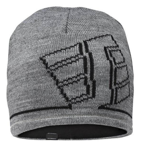 Snickers 9093 AllroundWork GORE WINDSTOPPER Reflective Beanie Grey Black Main #colour_grey-black