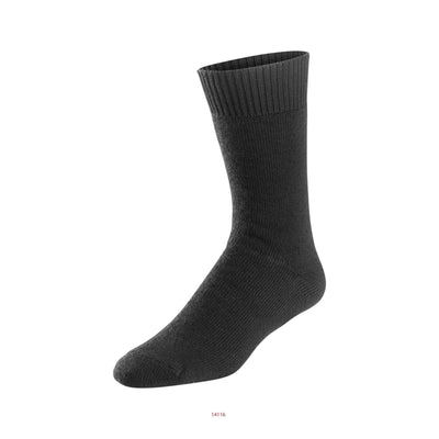Snickers 9264 ProtecWork FR Heavy Wool Insulated Socks Black Main #colour_black
