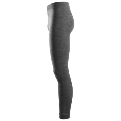 Snickers 9442 Flexiwork Seamless Wool Base Layer Leggings Anthracite Melange right #colour_anthracite-melange