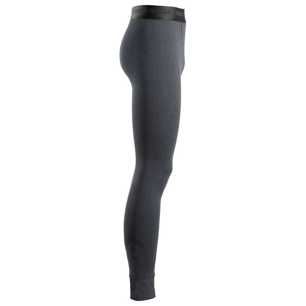 Snickers 9444 AllroundWork Shirt and Long John Pants Winter Insulating Base Layer Set Steel Grey 2right 