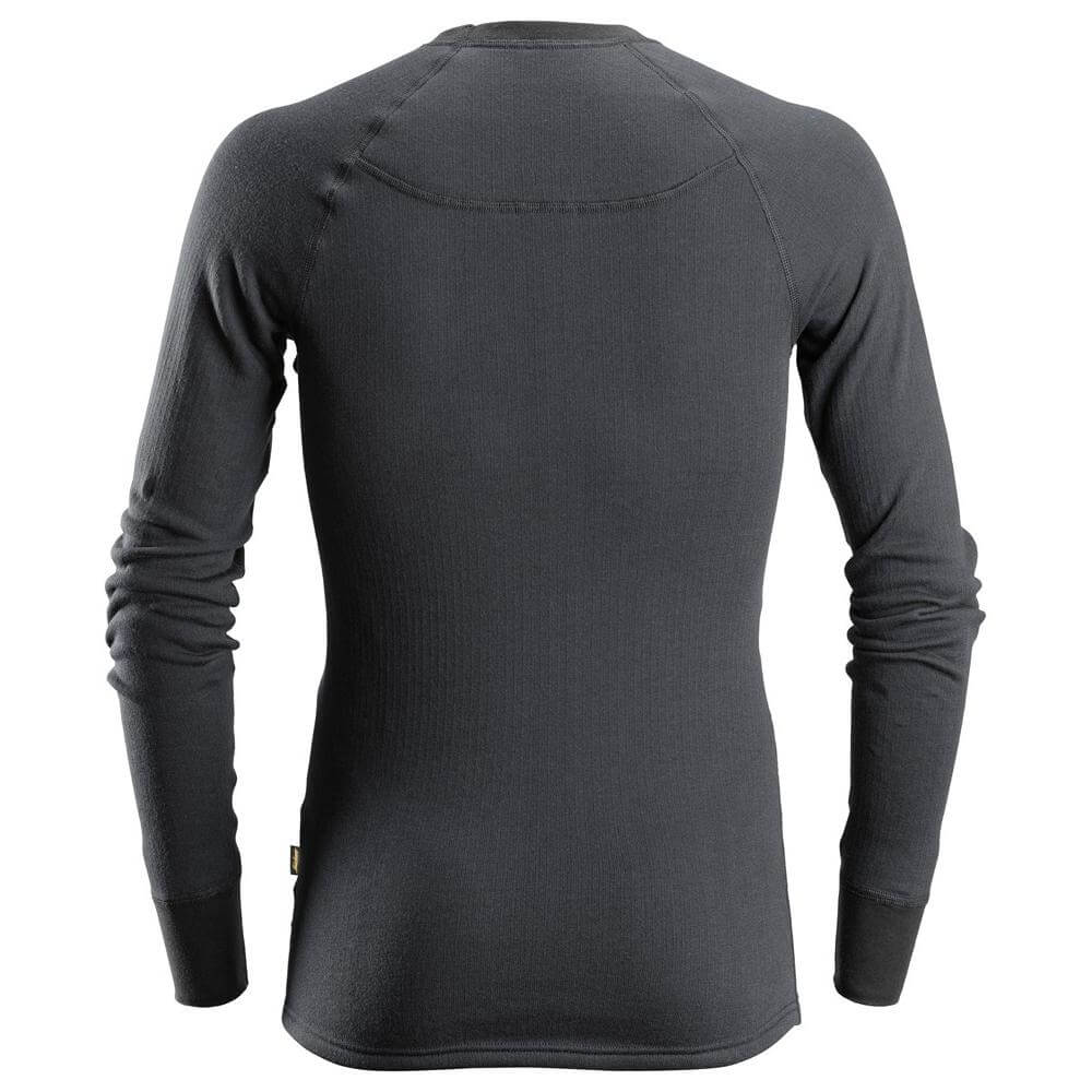 Snickers 9444 AllroundWork Shirt and Long John Pants Winter Insulating Base Layer Set Steel Grey back 