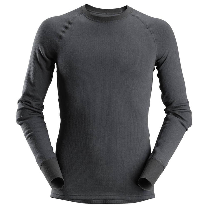 Snickers 9444 AllroundWork Shirt and Long John Pants Winter Insulating Base Layer Set Steel Grey left 