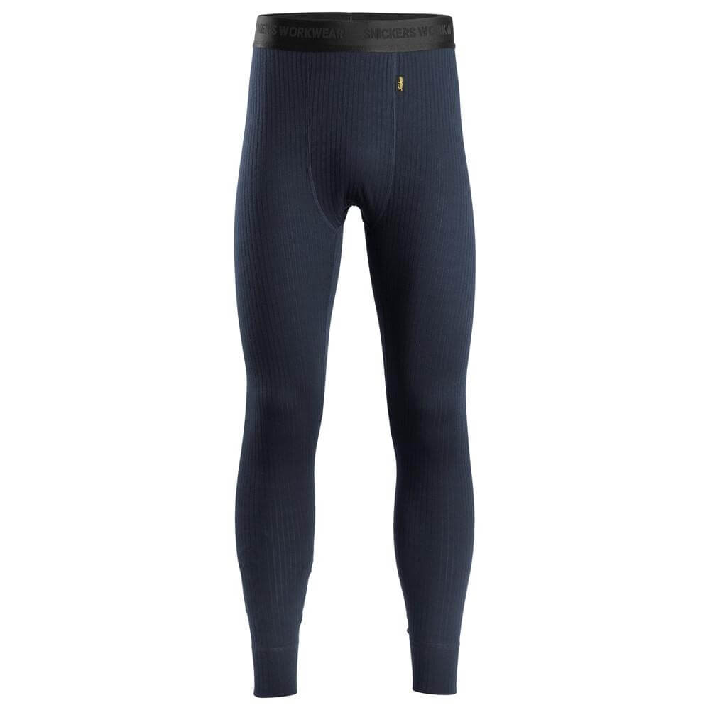 Snickers 9445 AllroundWork Shirt and Long John Pants Light Insulating Base Layer Set Navy 2 #colour_navy