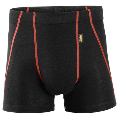 Snickers 9464 ProtecWork FR Wool Boxer Shorts Black 3291099 #colour_black