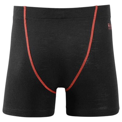 Snickers 9464 ProtecWork FR Wool Boxer Shorts Black back #colour_black