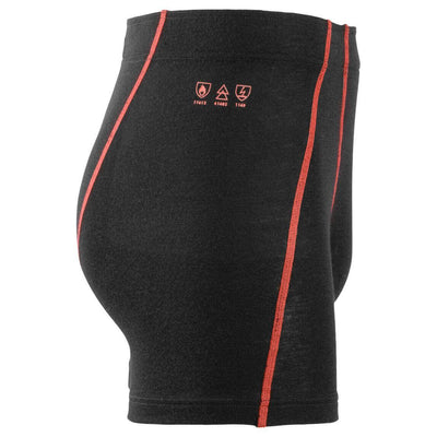 Snickers 9464 ProtecWork FR Wool Boxer Shorts Black right #colour_black