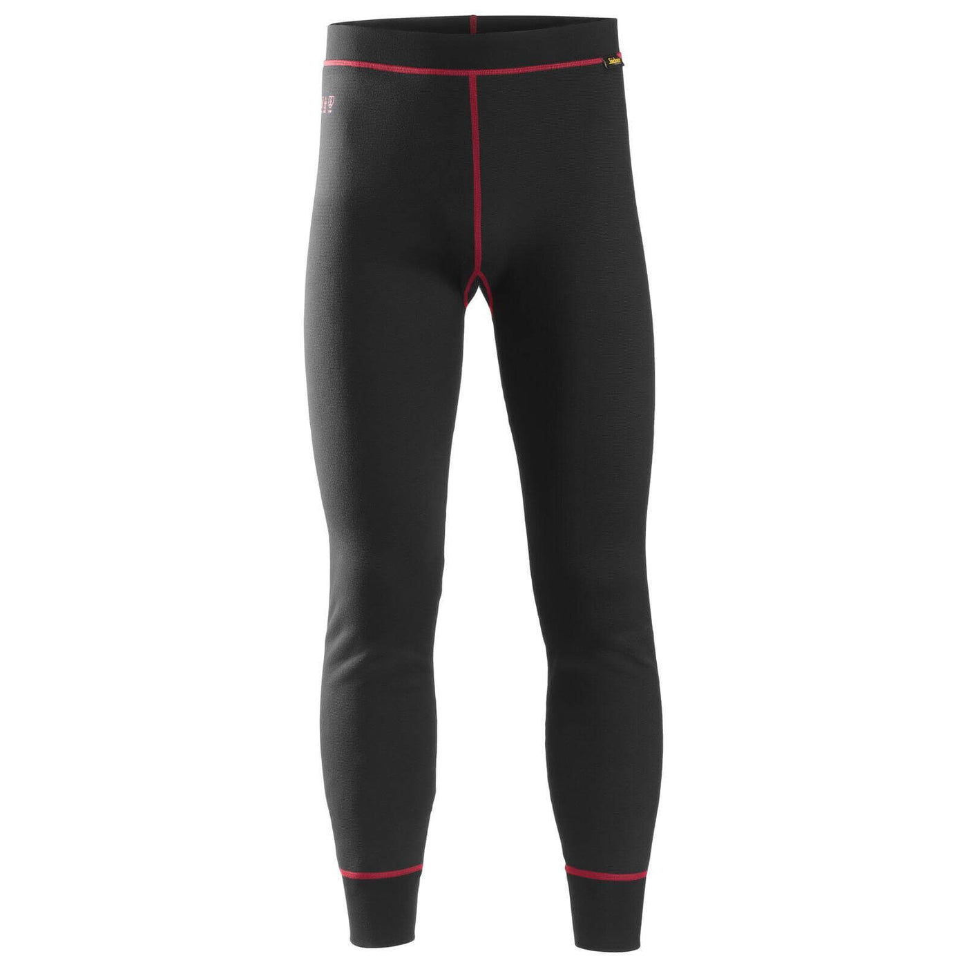 Snickers 9469 ProtecWork Wool Terry Base Layer Pants Black Main #colour_black
