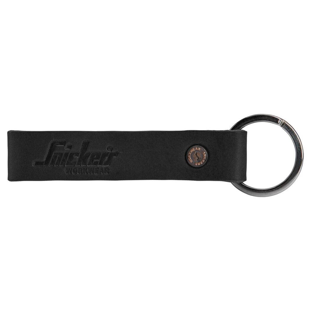 Snickers 9751 Leather Keyring Black Main #colour_black