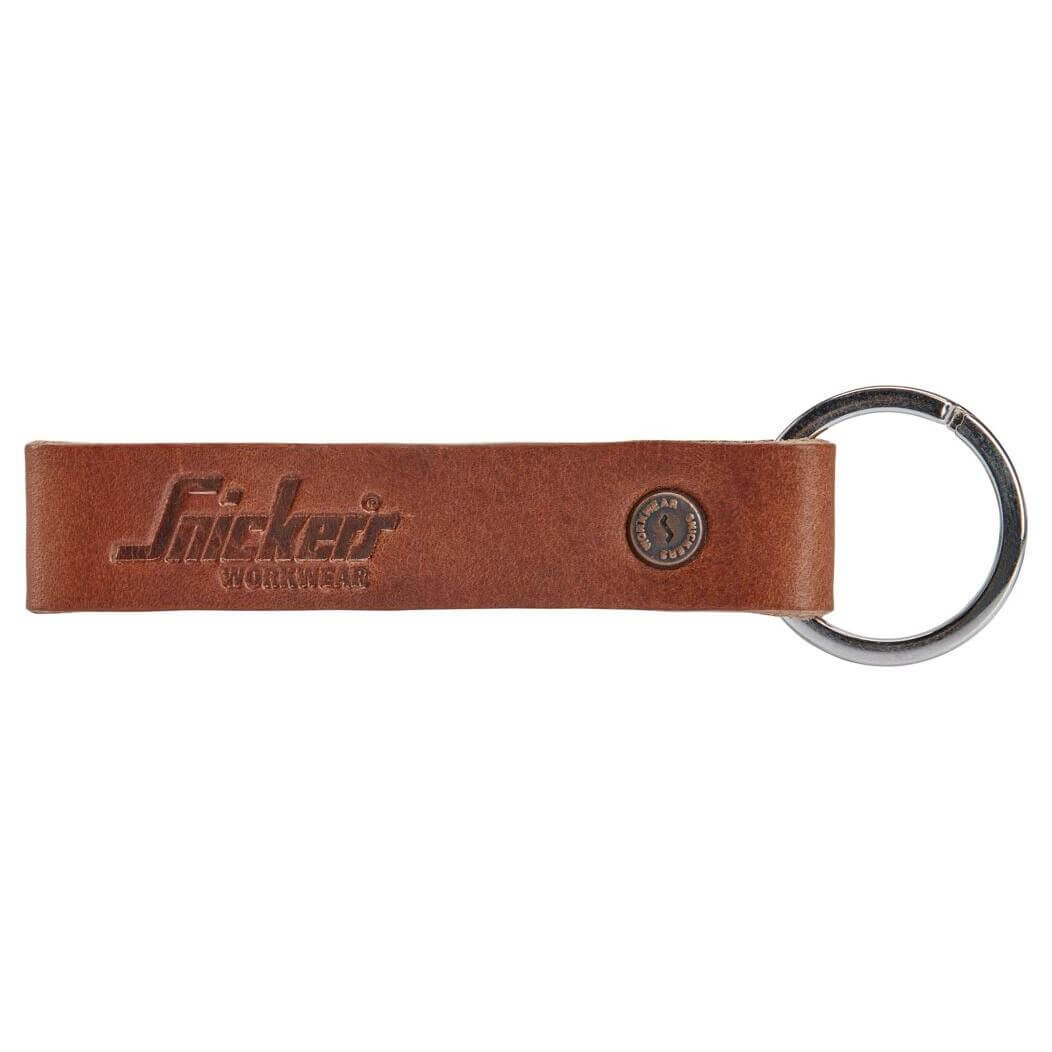 Snickers 9751 Leather Keyring Chocolate Brown Main #colour_chocolate-brown