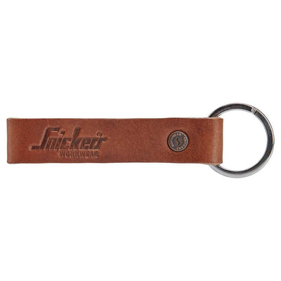 Snickers 9751 Leather Keyring Chocolate Brown Main #colour_chocolate-brown