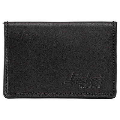Snickers 9754 Leather Card Holder Black Main #colour_black
