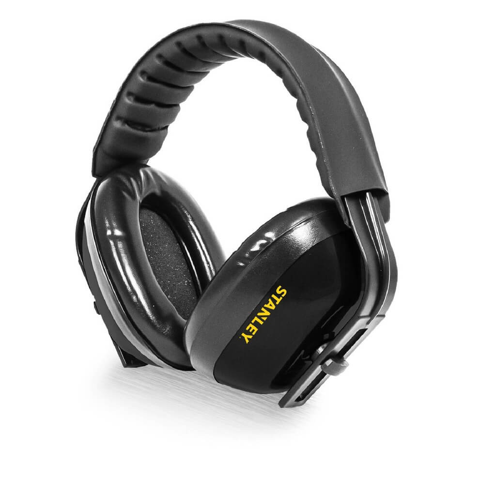 Stanley Fixed Headband Ear Defenders-Black-Main