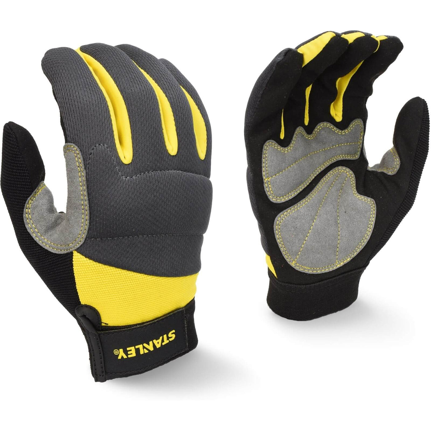 Stanley SY660 Performance Gloves Yellow/Grey/Black 1#colour_yellow-grey-black