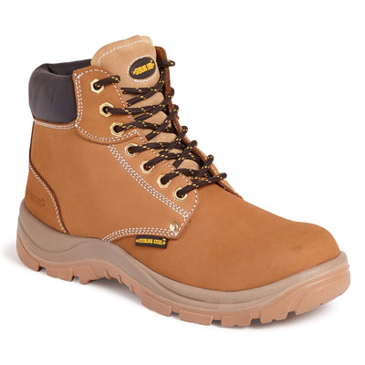 Sterling Steel SS819CM Wheat 6 Eye Hiker Safety Boots Honey Main #colour_honey