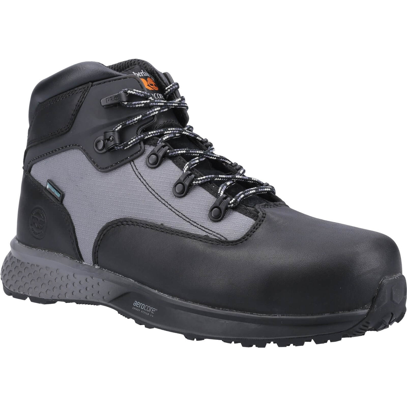 Timberland Pro Euro Hiker Composite Safety Boots Black/Grey 1#colour_black-grey