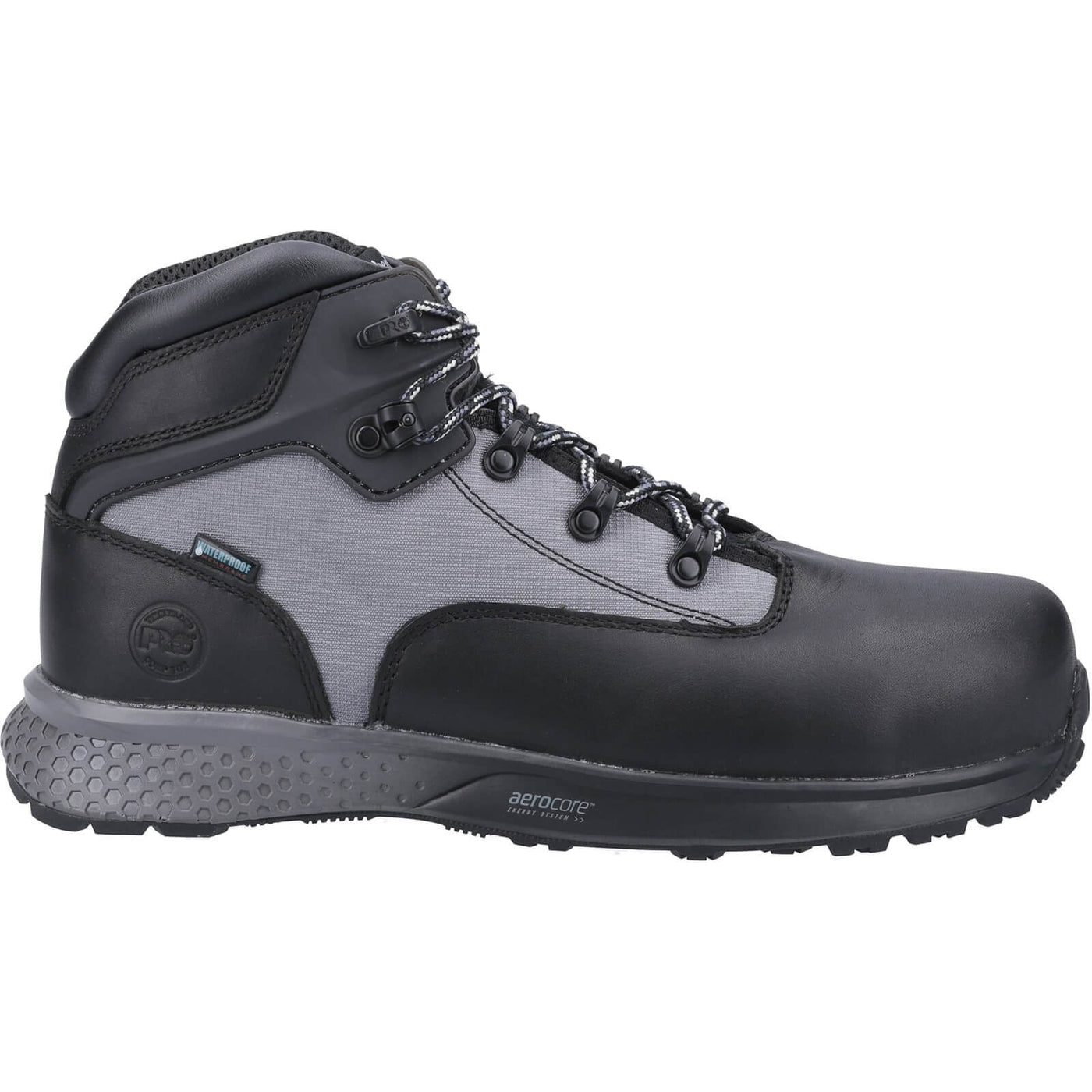 Timberland Pro Euro Hiker Composite Safety Boots Black/Grey 4#colour_black-grey