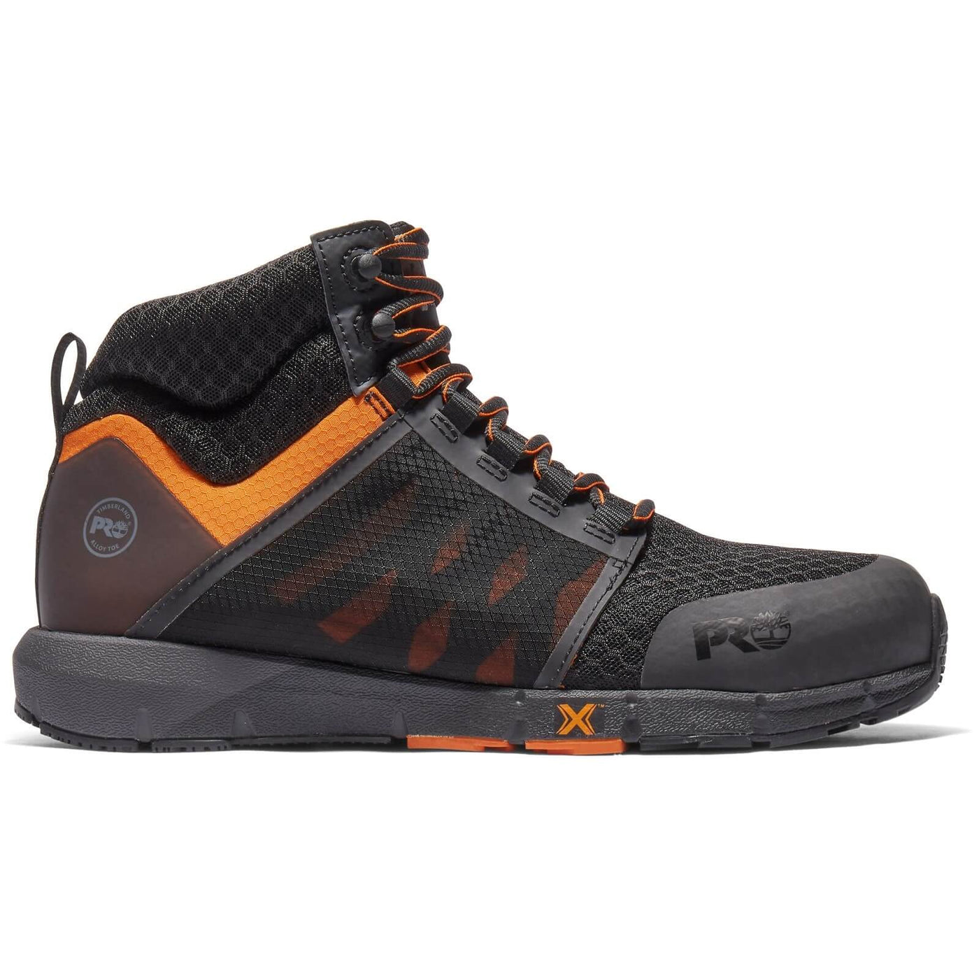 Timberland Pro Radius Safety Boots Black/Orange 3#colour_black-orange