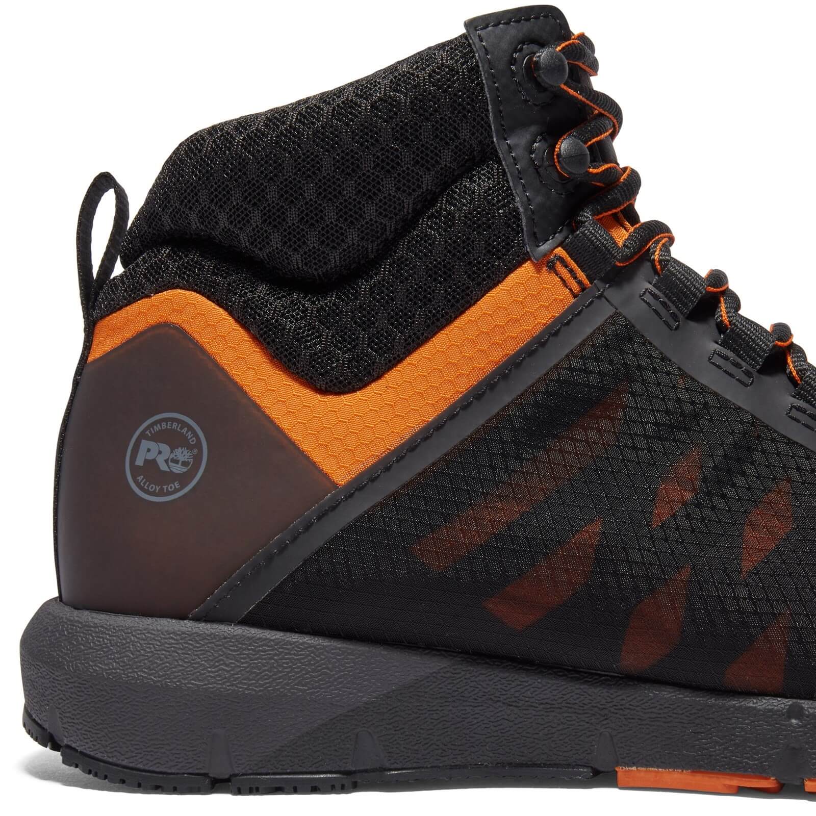 Timberland Pro Radius Safety Boots Black/Orange 4#colour_black-orange