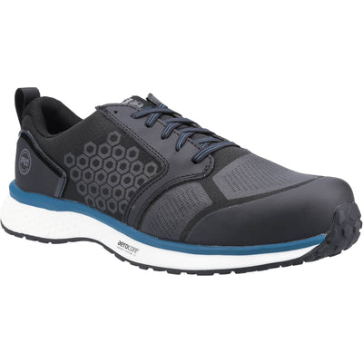Timberland Pro Reaxion Composite Safety Trainers Black/Blue 1#colour_black-blue