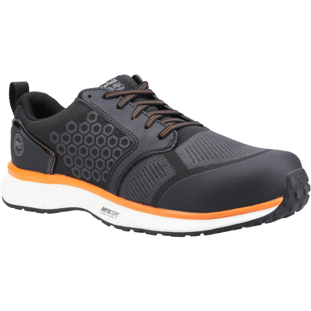 Timberland Pro Reaxion Composite Safety Trainers Black/Orange 1#colour_black-orange