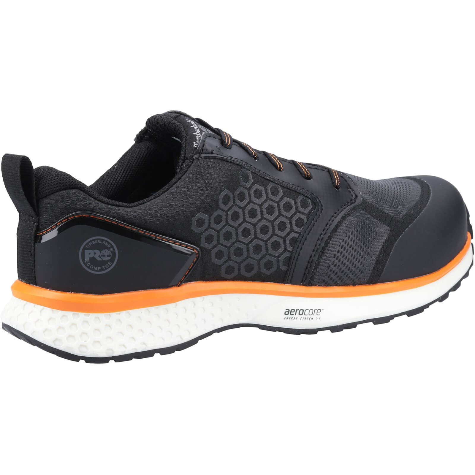 Timberland Pro Reaxion Composite Safety Trainers Black/Orange 2#colour_black-orange