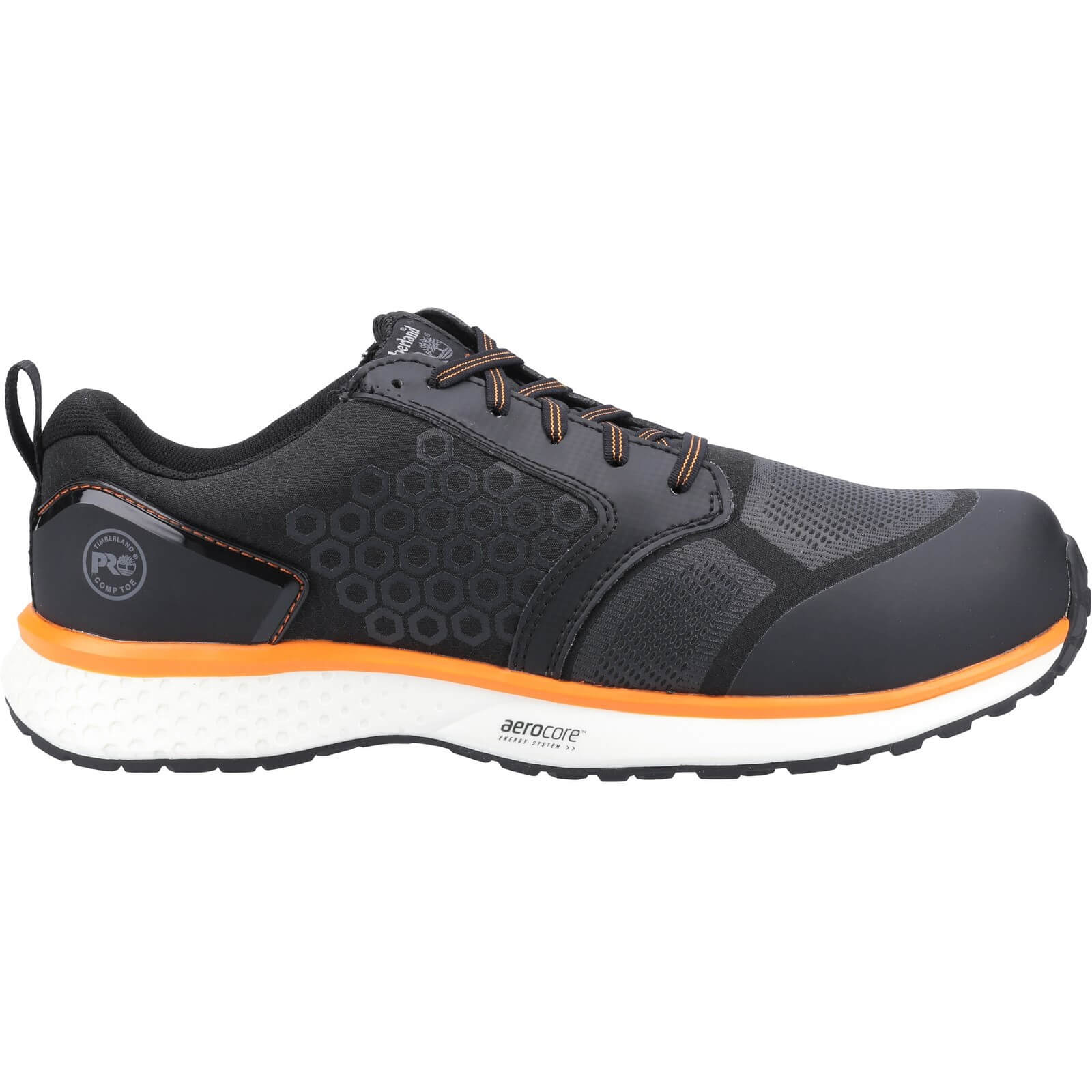 Timberland Pro Reaxion Composite Safety Trainers Black/Orange 4#colour_black-orange