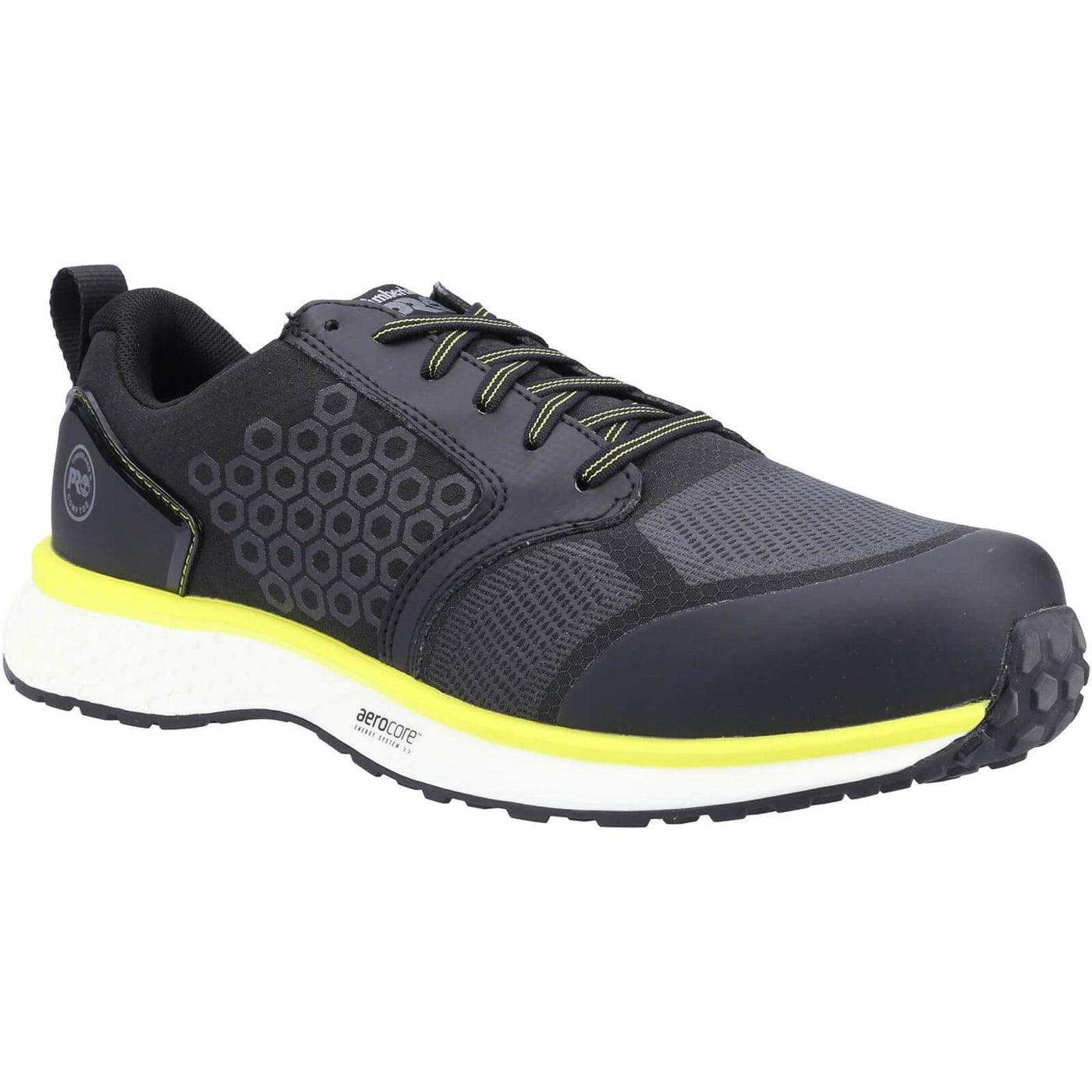 Timberland Pro Reaxion Composite Safety Trainers Black/Yellow 1#colour_black-yellow